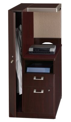 Left Storage Tower - Quantum Harvest Cherry Collection - Bush Office Furniture - QT2836CSK