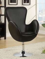 Leisure Swivel Chair in Black - 902100