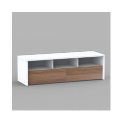 Liber-T 60'' TV Stand - 2 Extra Wide Drawers & Open Storage - Nexera Furniture