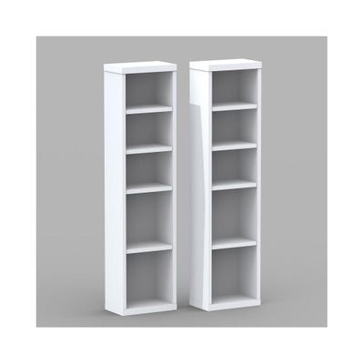 Liber-T Set of 2 CD / DVD Storage Towers - Nexera Furniture