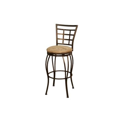Licata Stool with Taupe Cushion - American Hertiage - AH-124829CC-M41