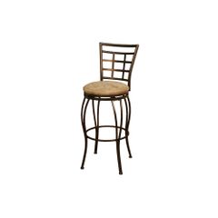 Licata Stool with Taupe Cushion - American Hertiage - AH-124829CC-M41
