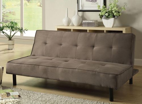 Light Brown Microfiber Sofa Bed - 300239