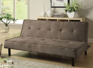 Light Brown Microfiber Sofa Bed - 300239