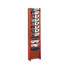 Literature Display Rack - Medium Cherry - BDY61217