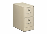 Lorell 2-Drawer Letter File Cabinet - Putty - HON512PL