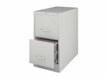 Lorell 2-Drawer Vertical File Cabinet - Light Gray - LLR60195