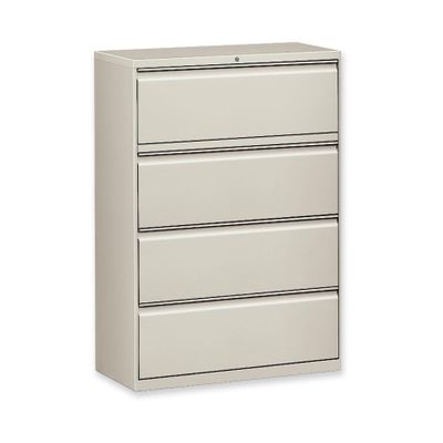 Lorell 4-Drawer Lateral Filing Cabinet in Gray - LLR60445