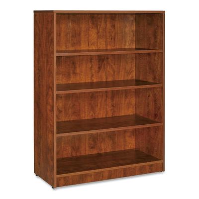Lorell 4-Shelf Cherry Bookcase - LLR69499