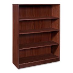 Lorell 4-Shelf Mahogany Bookcase - LLR69498