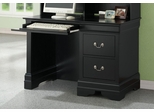 Louis Philippe Style Computer Desk in Deep Black - Coaster - 201077
