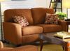 Loveseat 8-Way-Hand-Tied in Red Chenille - 9837CN-2
