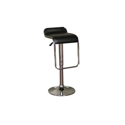 Lyon Adjustable Swivel Stool in Chrome - American Hertiage - AH-130878BLK