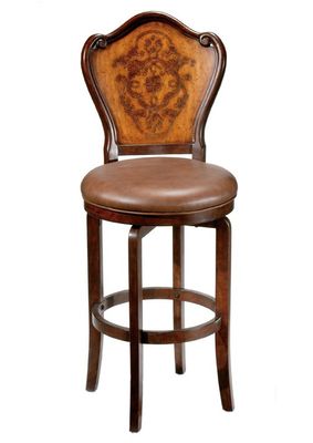 Lyon (Etched) Swivel Counter Stool - Hillsdale Furniture - 4870-826S
