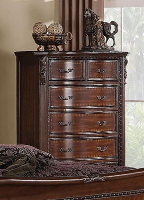 Maddison Drawer Chest in Brown cherry - 202265