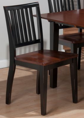 Madison County Brown / Charcoal Salem Chair - Set of 2 - 841-461KD