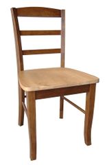 Madrid Ladderback Chair (Set of 2) in Cinnamon / Espresso - C58-2P
