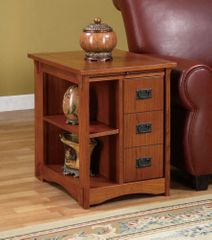 Magazine Cabinet Table - "Mission Oak" - Powell Furniture - 356
