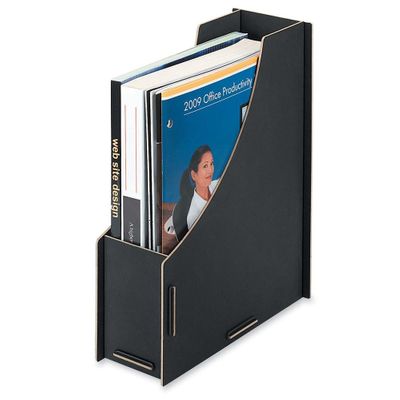 File Magazine Black Rack Magazine File - Black - FEL8015801 - Magazine Racks