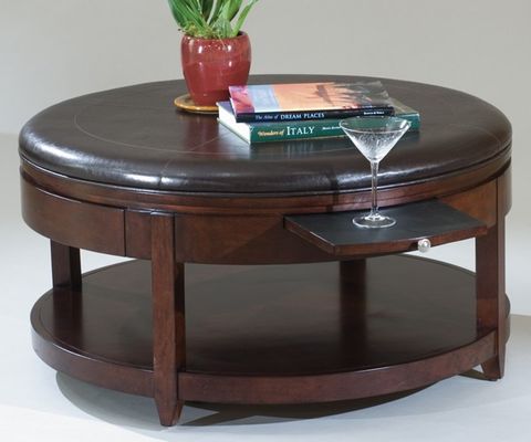 Magnussen Brunswick Round Cocktail Table - Magnussen Furniture - T1096-45