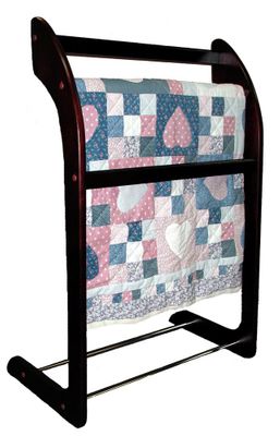 Mahogany Blanket Rack - Proman Suit Valet - TH16029M