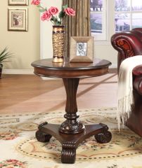 "Mahogany" Round End Table - Powell Furniture - 943-211