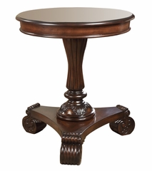 "Mahogany" Round End Table - Powell Furniture - 943-211