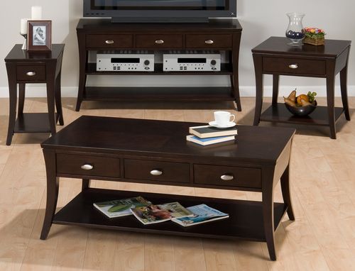 Manhattan Espresso 4PC Accent Table Set - 629-1
