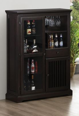 Marbrisa Mission Style Bar Cabinet - 103554