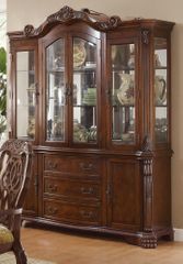 Marisol Buffet & Hutch with Ornate Carved Detailing - 103444
