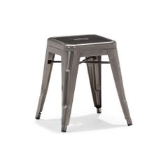 Marius Stool in Gun Metal - Set of 6 - Zuo