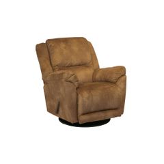 Maverick Chaise Swivel Glider Recliner in Saddle - Catnapper