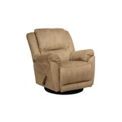 Maverick Chaise Swivel Glider Recliner in Stone - Catnapper