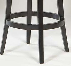 MBS-01 26" Crown Swivel Barstool in Brown Leather / Espresso - Armen Living - LCMBS01SWBABR26