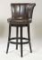 MBS-01 26" Crown Swivel Barstool in Brown Leather / Espresso - Armen Living - LCMBS01SWBABR26