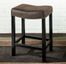 MBS-013 Tudor Backless 26" Stationary Barstool in Wrangler Brown - Armen Living - LCMBS013BAWR26