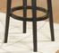 Mbs-450 Backless Swivel Barstool in Black Leather / Espresso - Armen Living - LC450BABL