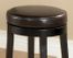 MBS-450 Backless Swivel Barstool in Brown Leather / Espresso - Armen Living - LC450BABC