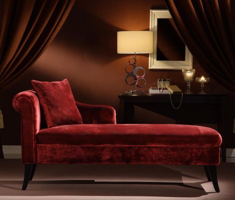 MCH-009 Patterson Chaise in Maroon Chenille - Armen Living - LCMCH009FAMA