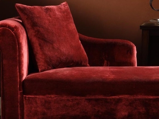 MCH-009 Patterson Chaise in Maroon Chenille - Armen Living - LCMCH009FAMA