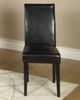 MD-014 Side Chair (Set of 2) in Black Leather - Armen Living - LCMD014SIBL-SET