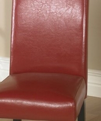 MD-014 Side Chair (Set of 2) in Red Leather - Armen Living - LCMD014SIRE-SET