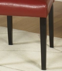 MD-014 Side Chair (Set of 2) in Red Leather - Armen Living - LCMD014SIRE-SET