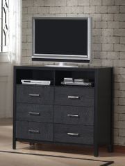Media Chest - Grove Media Chest in Black - Coaster - 201656