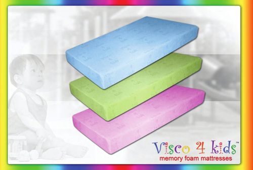 Memory Foam Mattress - Visco 4 Kids Twin Size Green Mattress - SilverRest - SRMVKGMEM-30