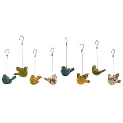 Mercade Small Assorted Birds - Set of 8 - IMAX - 40156-8
