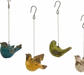 Mercade Small Assorted Birds - Set of 8 - IMAX - 40156-8