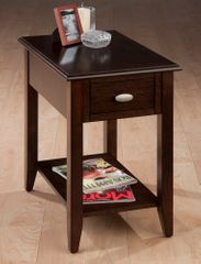 Merlot Rectangular Chairside Table - 1030-7