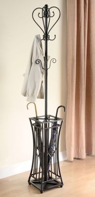 Metal Coat Rack in Black - 900817