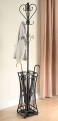 Metal Coat Rack in Black - 900817